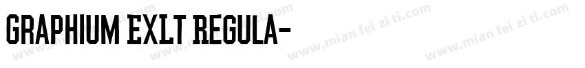 Graphium ExLt Regula字体转换